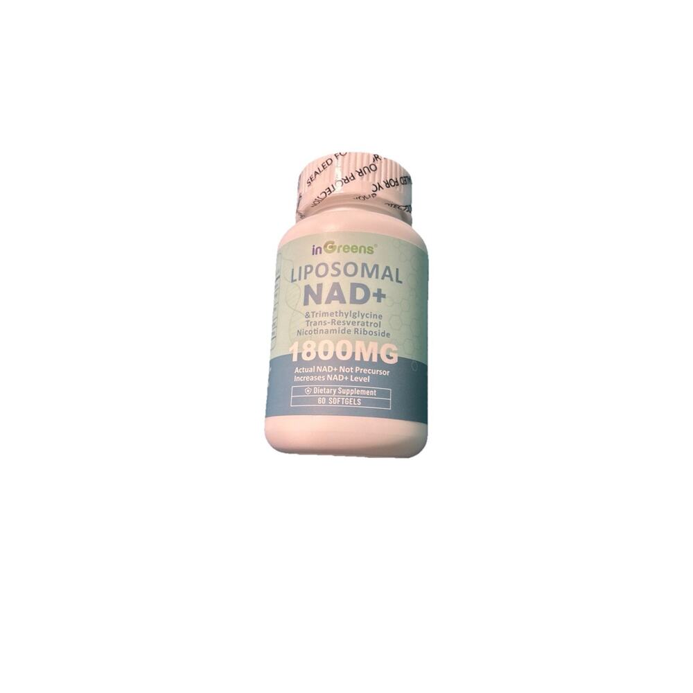 inGreens Liposomal NAD+ Supplement 1800 mg with Nicotinamide Riboside 60ct New